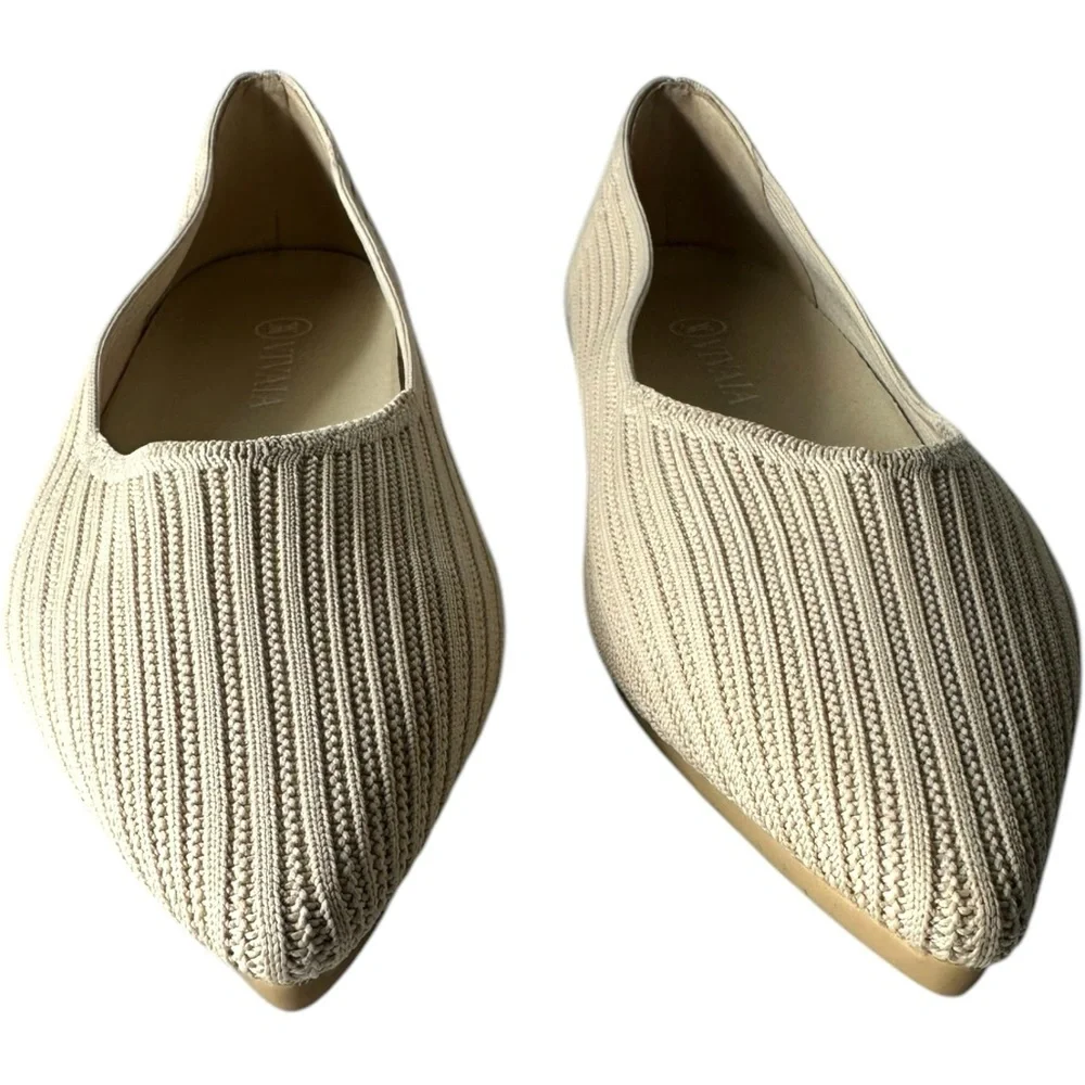 Vivaia Pointed-Toe Stripe Flats Macy Size 41 EU - Picture 4 of 8